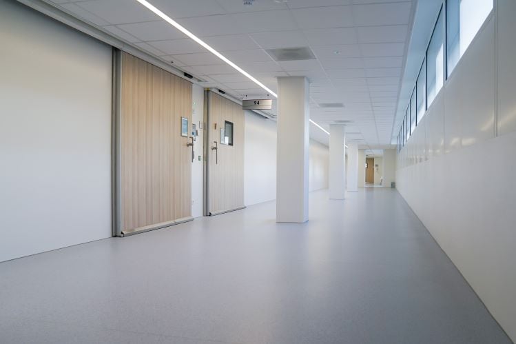 Hospital vinyl floor